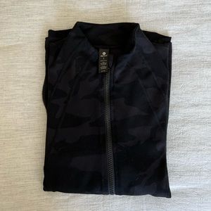 90 Degree Black Camo Activewear Jacket